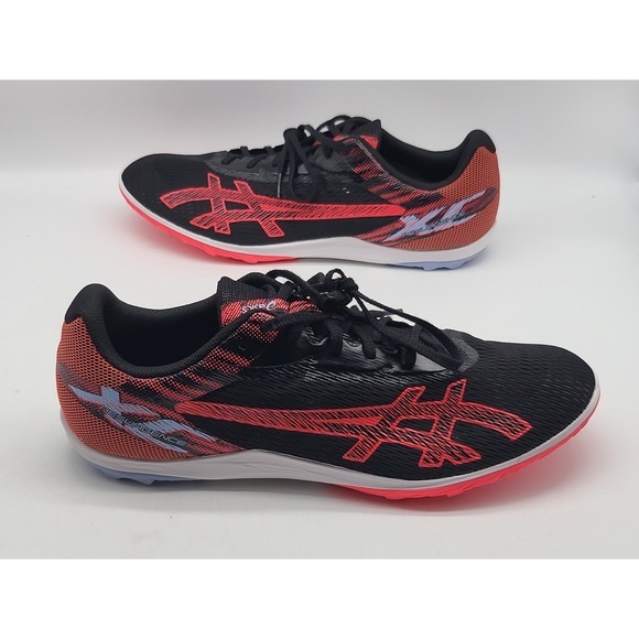 ASICS Resurgence XC Mens 11.5 Black Pink Track Cross Country Spikes 1093A181 main image 12